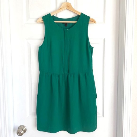 J. Crew Dresses & Skirts - J.Crew Green Dress Sz 8 Gently Loved